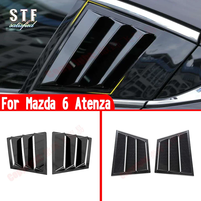 

For Mazda 6 Atenza 2019 2020 2021 Car Accessories Rear Window Around Cover Trim Molding Decoration Stickers