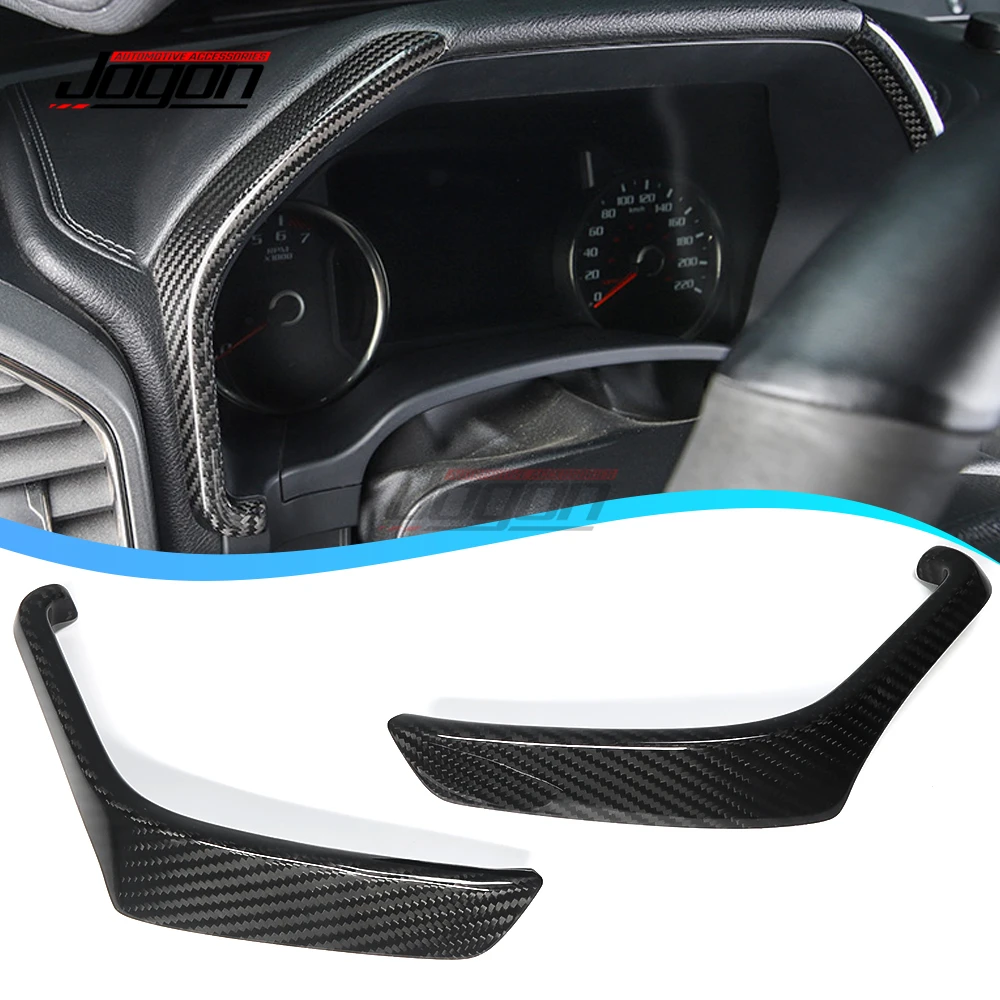 

Carbon Fiber Car Central Dashboard Speedometer Instrument Panel Trim For Ford F150 F-150 F250 F350 Raptor 2017-2020 Accessories