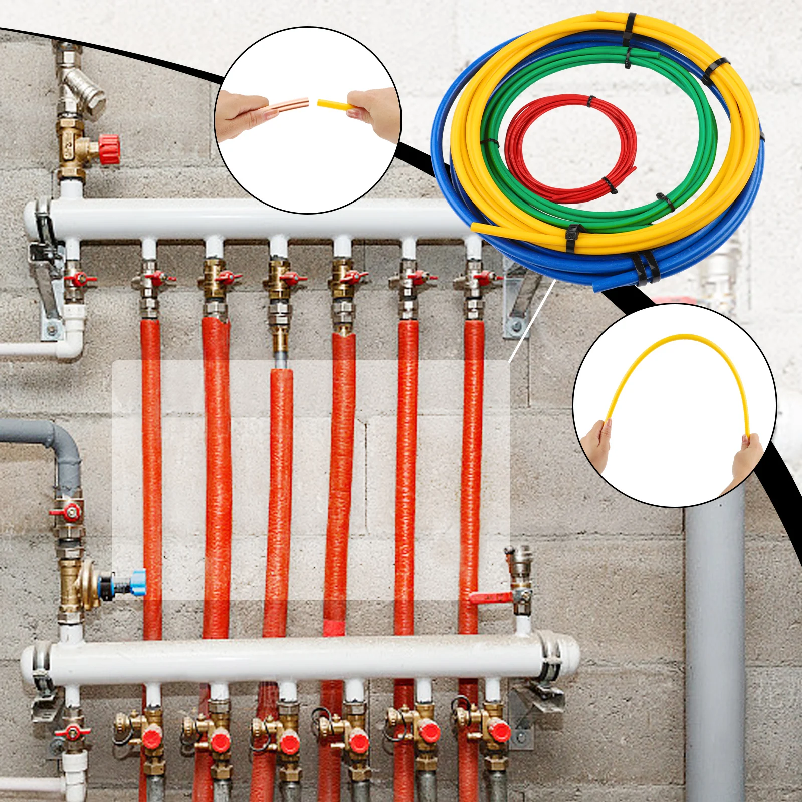  PE Copper Pipe Protector 1/4