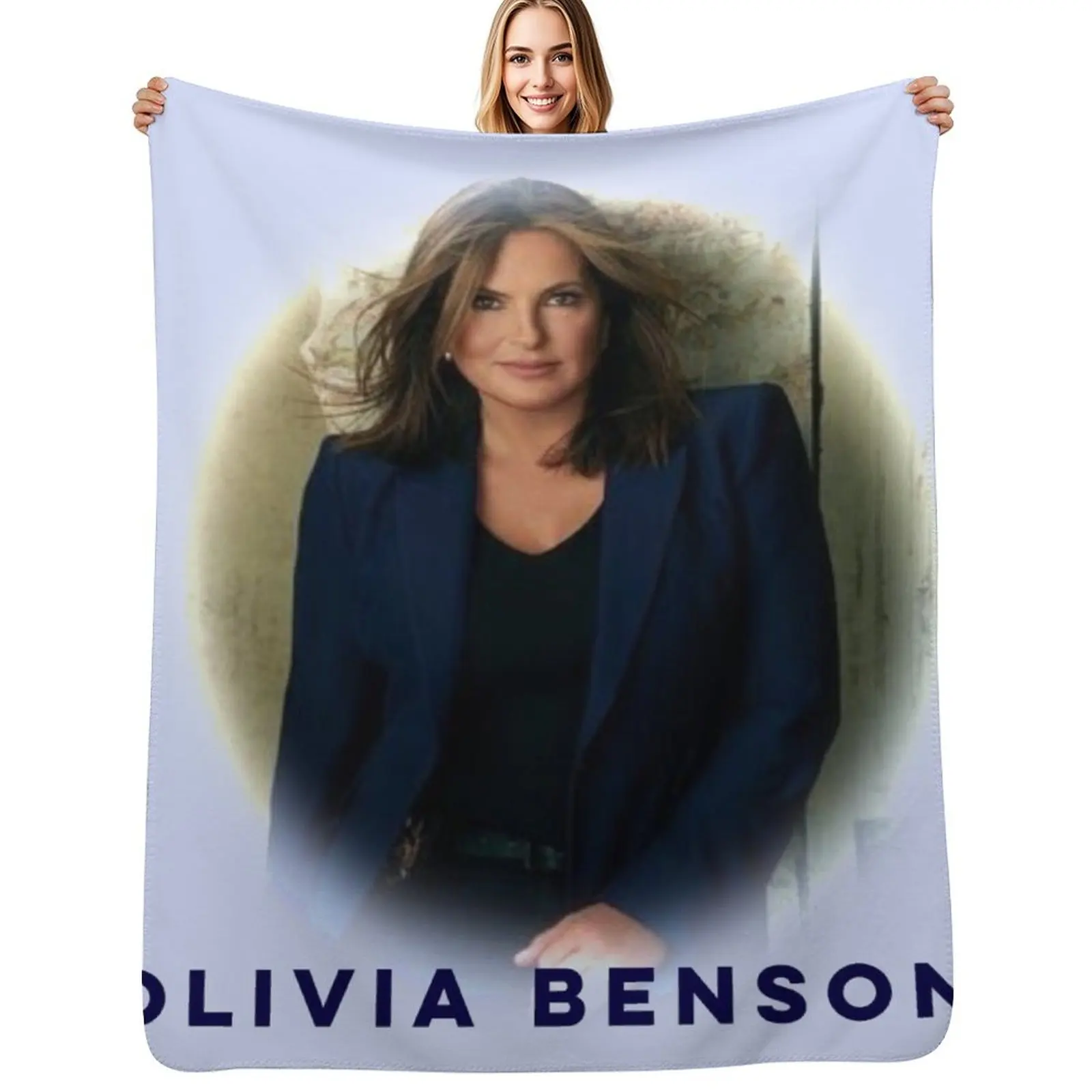 Olivia Benson Throw Blanket Lightweight Warm Blanket for Indoor Outdoor Use