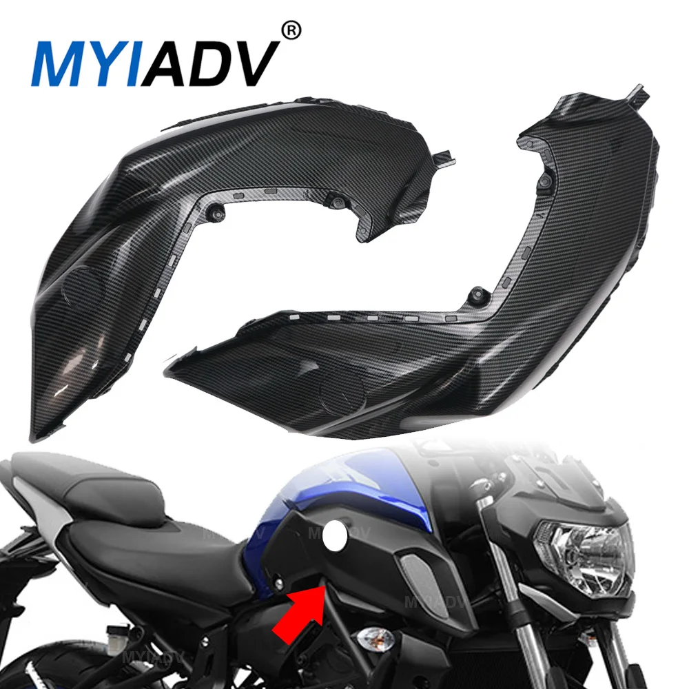 

For YAMAHA MT-07 FZ-07 MT07 FZ07 MT 07 2021 2022 2023 2024 Motorcycle Side Fuel Tank Shell Body Kit Fairing Cover Accessories