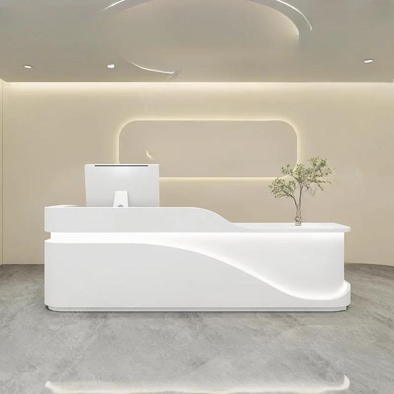 

Салон красоты Барная касса Магазин одежды Простая современная краска для выпечки Стойка регистрации Парикмахерская Стойка для стойки Оральный