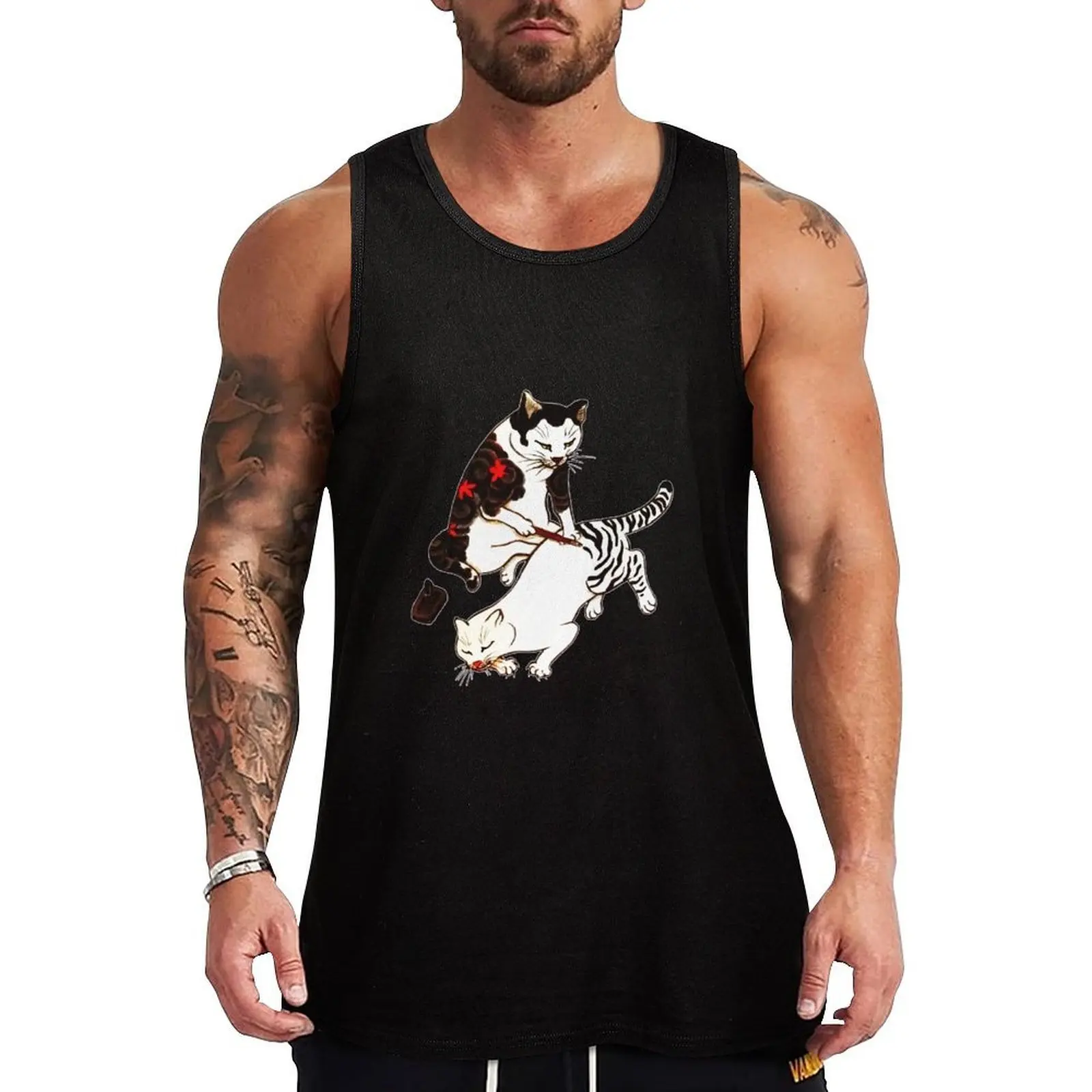 Camiseta Regata Tebori Monmon para Gatos, Camiseta Regata Esportiva de Alta Performance para Treino e Corrida