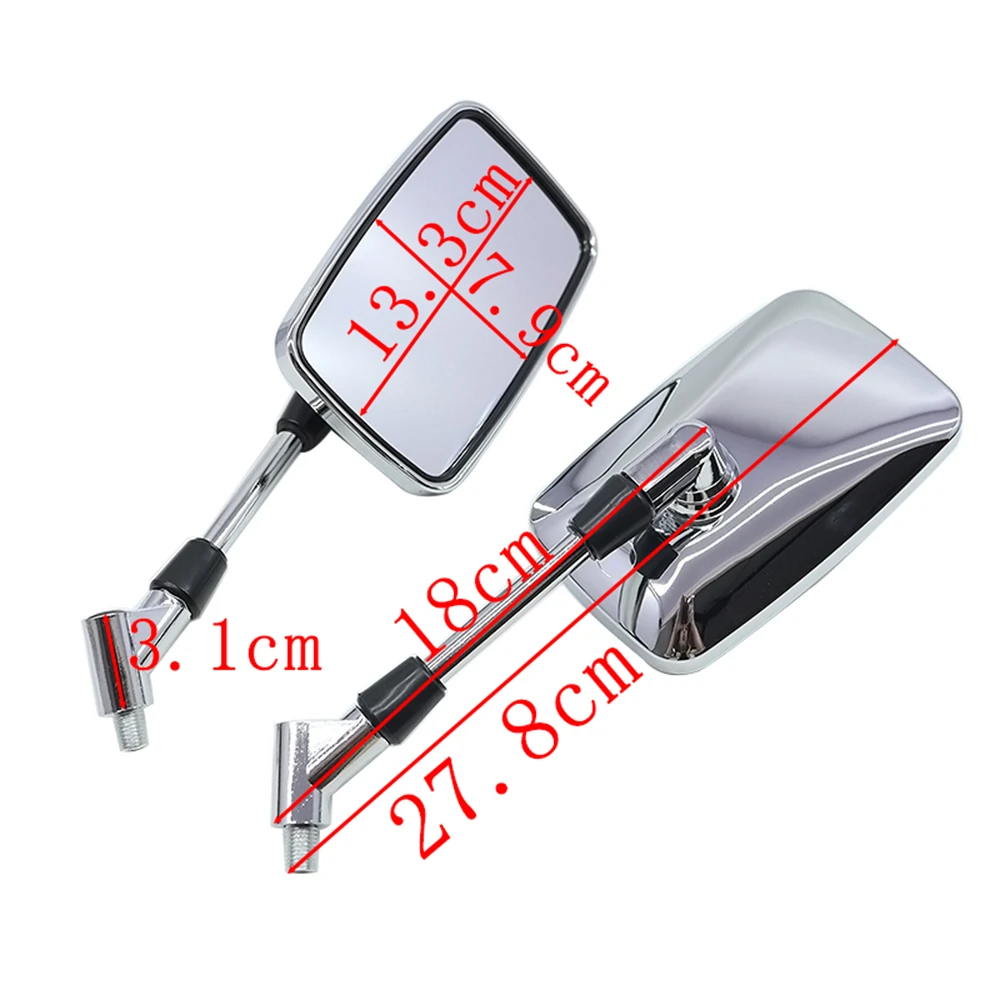 Motorcycle Side Rear View Rearview Mirror For Suzuki VZ800 AN250 AN400 Burgman 250 400 Intruder 800 Boulevard S50 Accessories