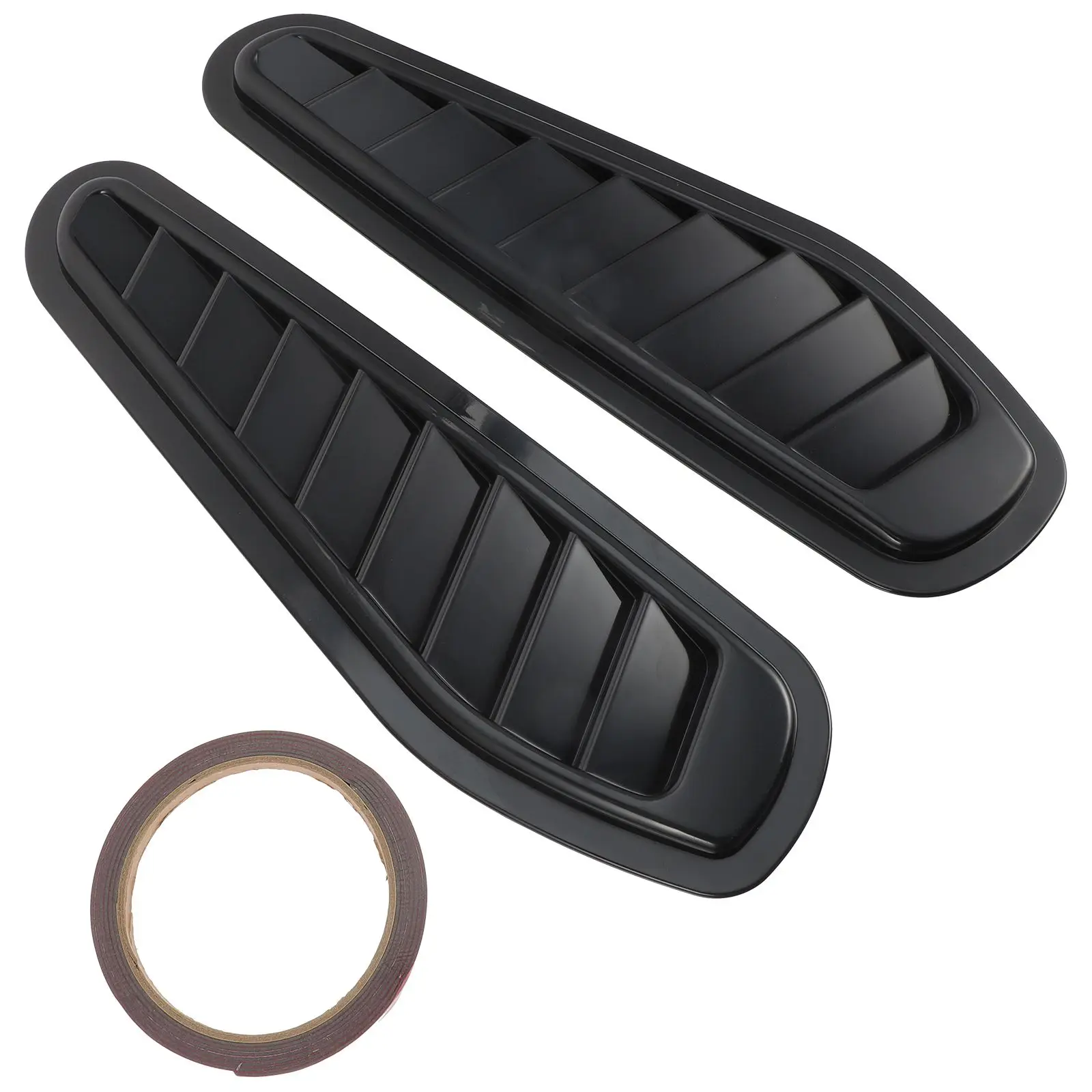 

Hood Trim Universal Air Flow Decorative Strip Vent Decoration Car Bonnet Accessories Engine Cover Exhaust Head Plastic