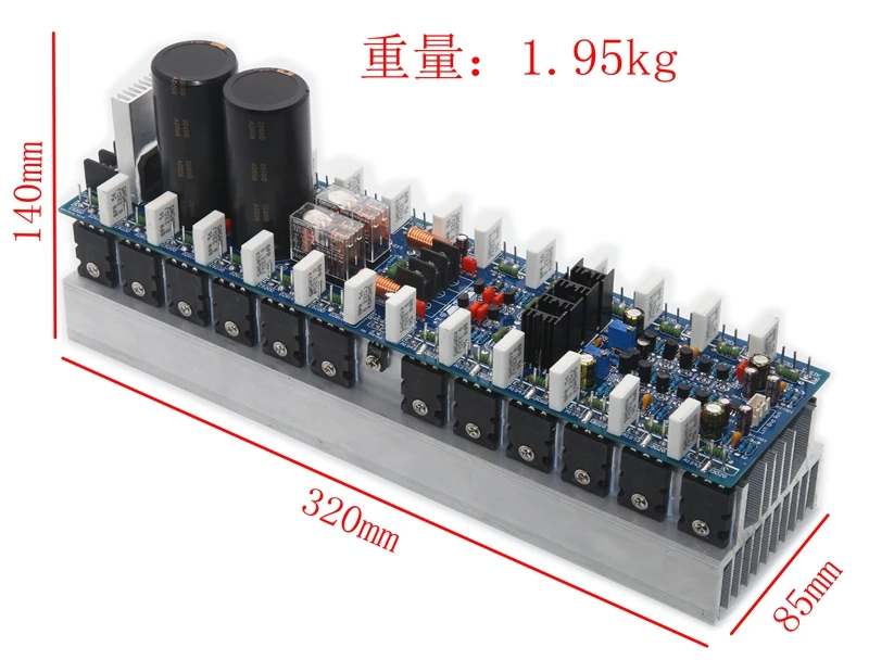 1200 واط + 1200 واط عالية الطاقة 2 قناة المهنية المرحلة مكبر كهربائي مجلس المستوردة استخدام لتوشيبا 52001943   لوحة مكبر للصوت
