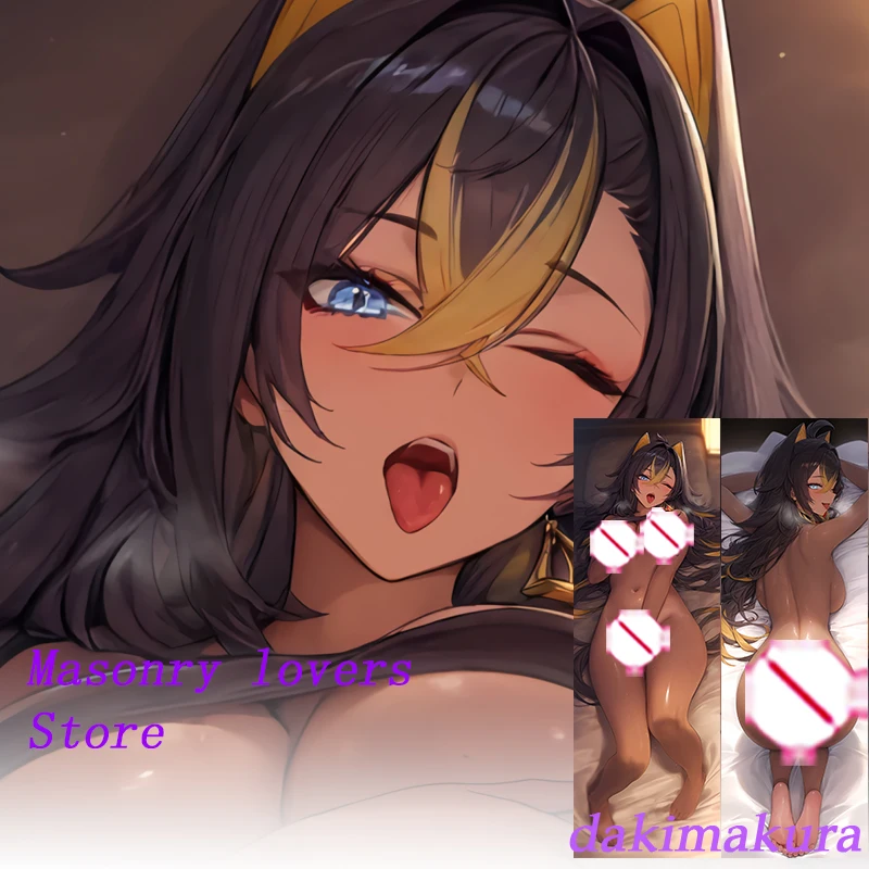 هدية وسادة للجسم بالحجم الطبيعي مطبوعة على الوجهين من Dakimakura Anime Dehya Genshin Impact