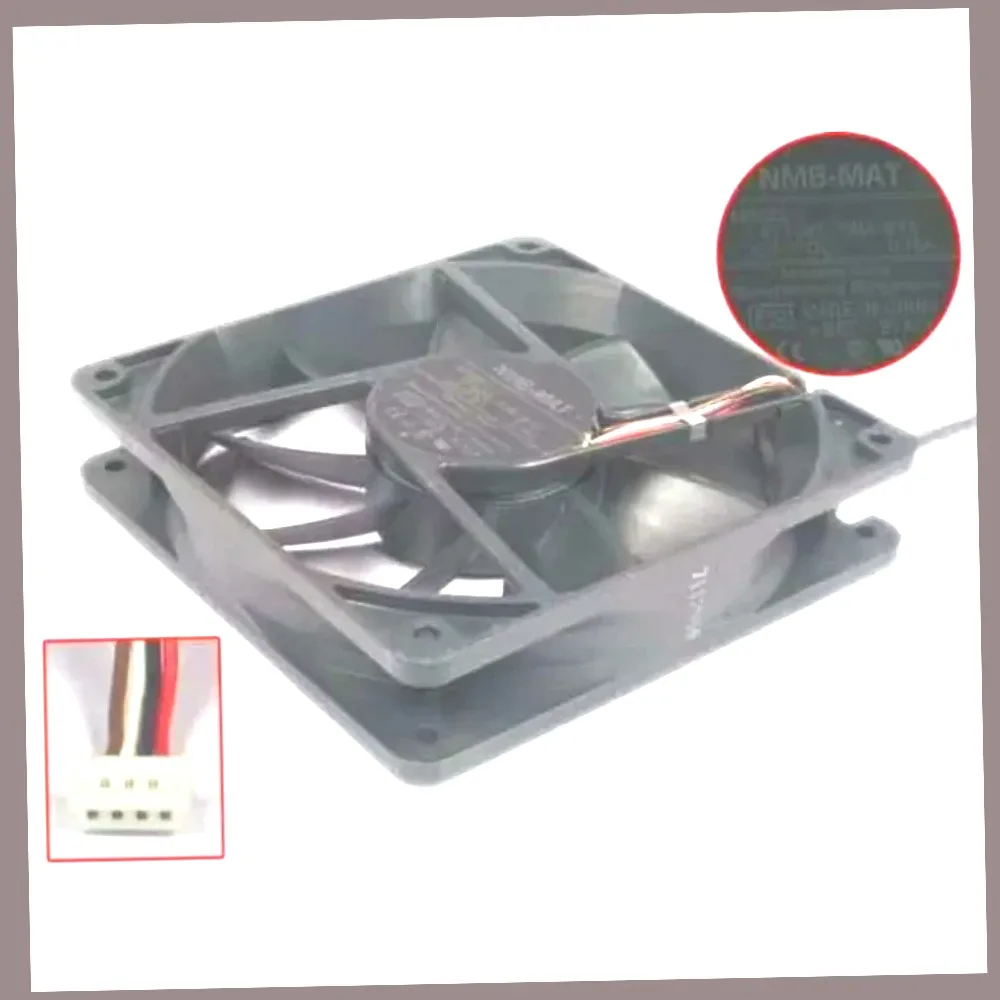 NMB-MAT 4710KL-04W-B16 E02 DC 12V 0.16A 120x120x25mm 4-Wrie Server Cooling FanIndustrial Equipment Ventilation