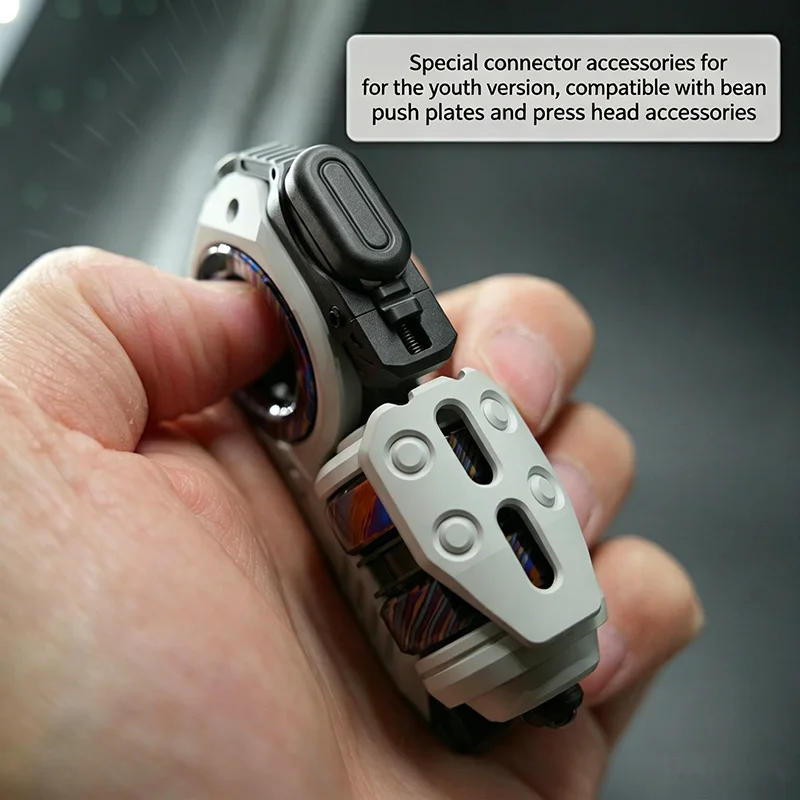 GoBiggeR Sinian Youth Edition-Plain Shadow Aurora Push Slider Multi-functional Composite Toys Custom Color EDC Slider Fidget Toy