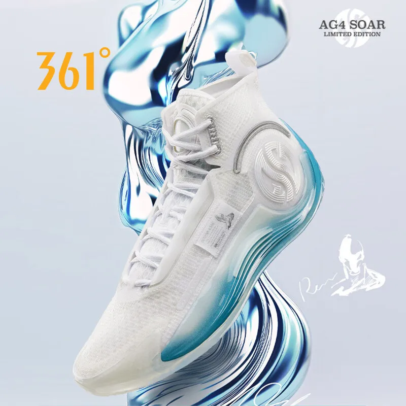 

361 Degrees AG4 SOAR Aaron Gordon Men's Basketball Shoes New Carbon Plate Durability Shock Absorption Male Sneakers 672341101F