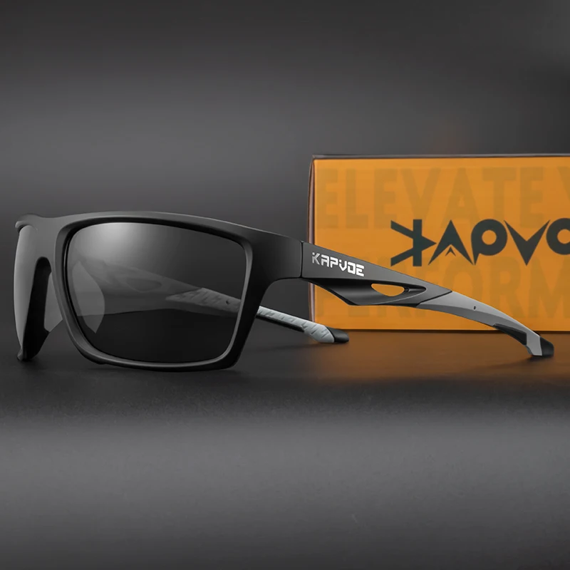 KAPVOE lunettes de soleil de cyclisme lunettes de cyclisme polarisées UV400 conduite vtt course équitation lunettes de vélo sport lunettes de vélo en plein air