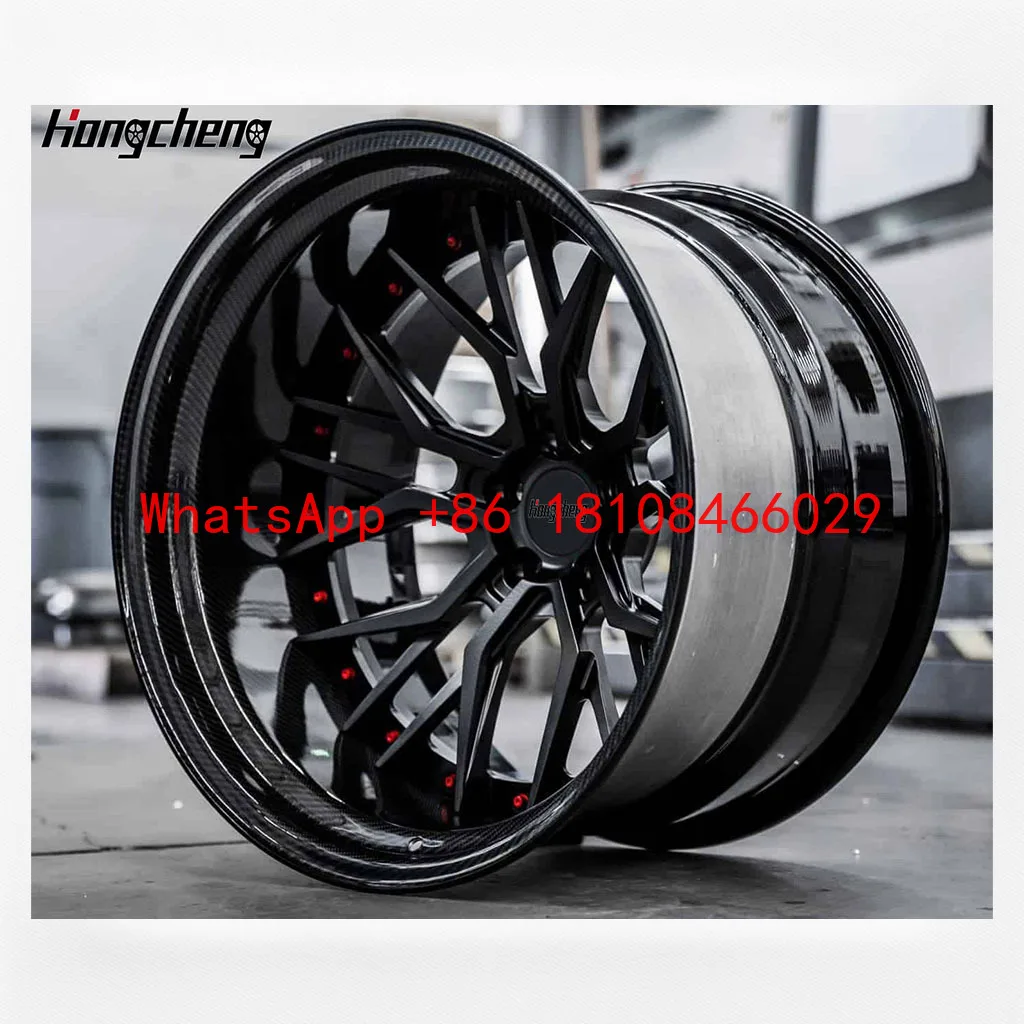 

Customized Alloy Wheels 5x114.3 5x120 Deep Concave 16-26 Inch Carbon Fiber Wheels