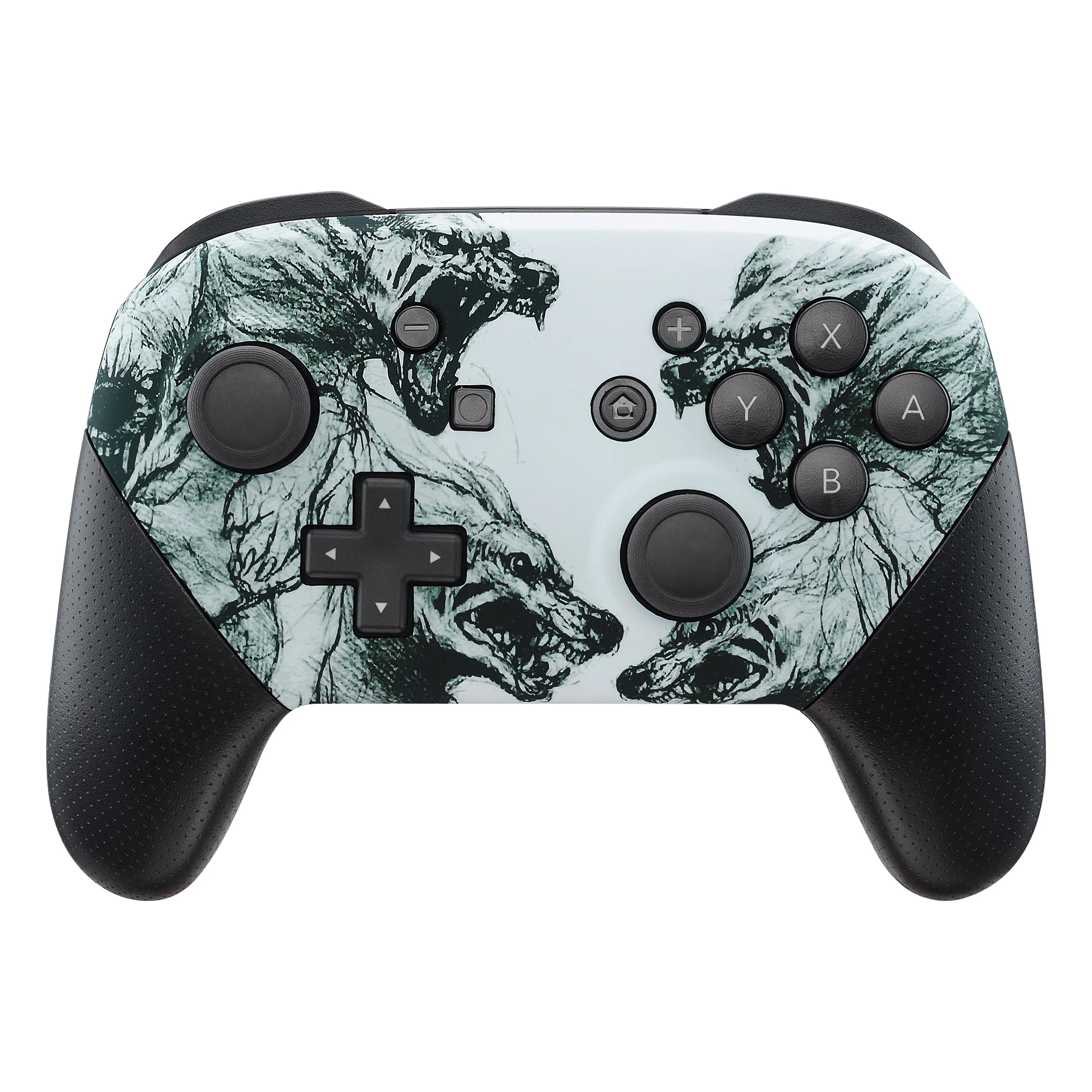 EXtremeRate-Plaque frontale et plaque arrière personnalisée Soft Touch, coque de remplacement, boîtier pour manette Nintendo Switch Pro