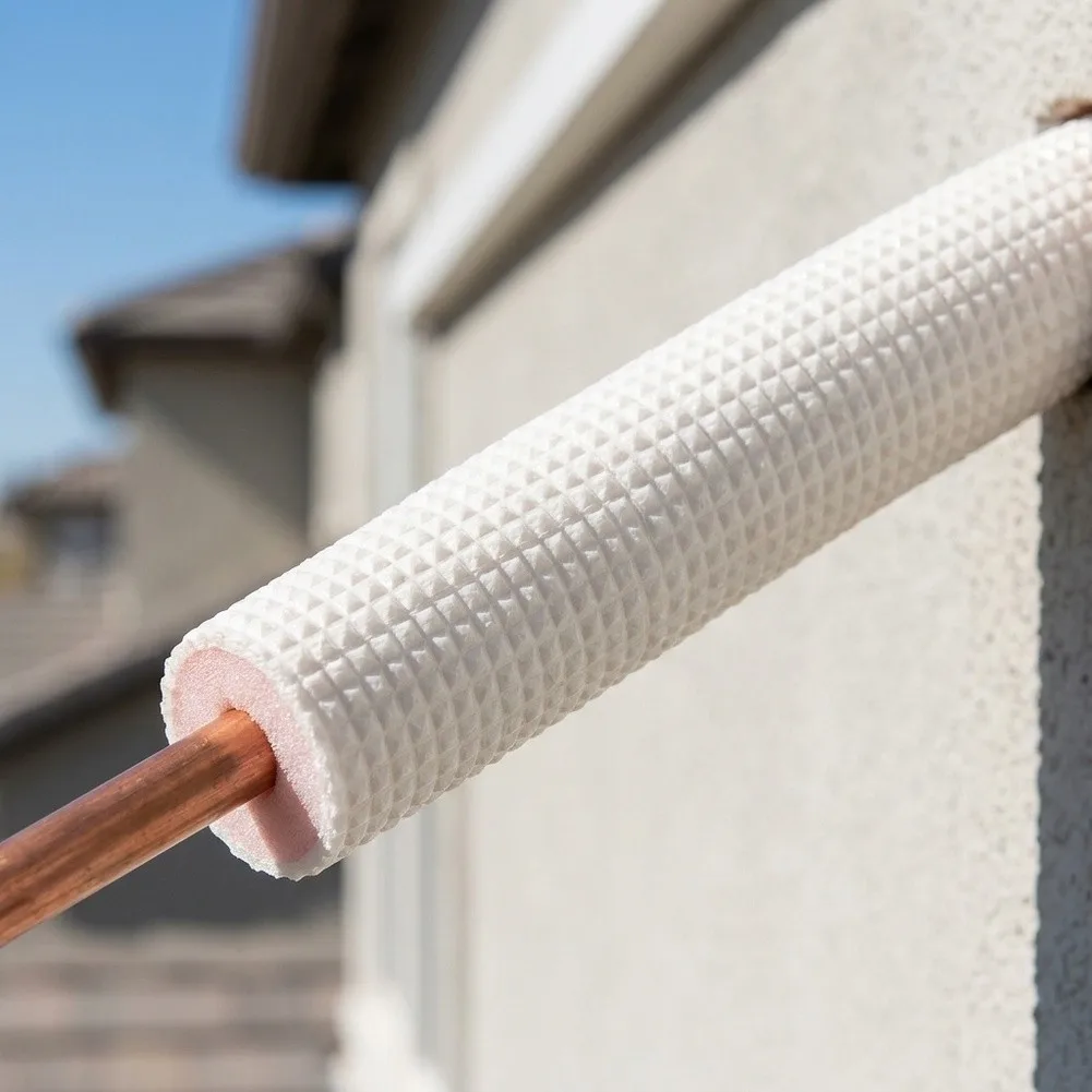 Multifunctional Use Moisture Resistant Foam Duct Insulation Tube for epe Inner Layer Structure Heat Resistance Capability
