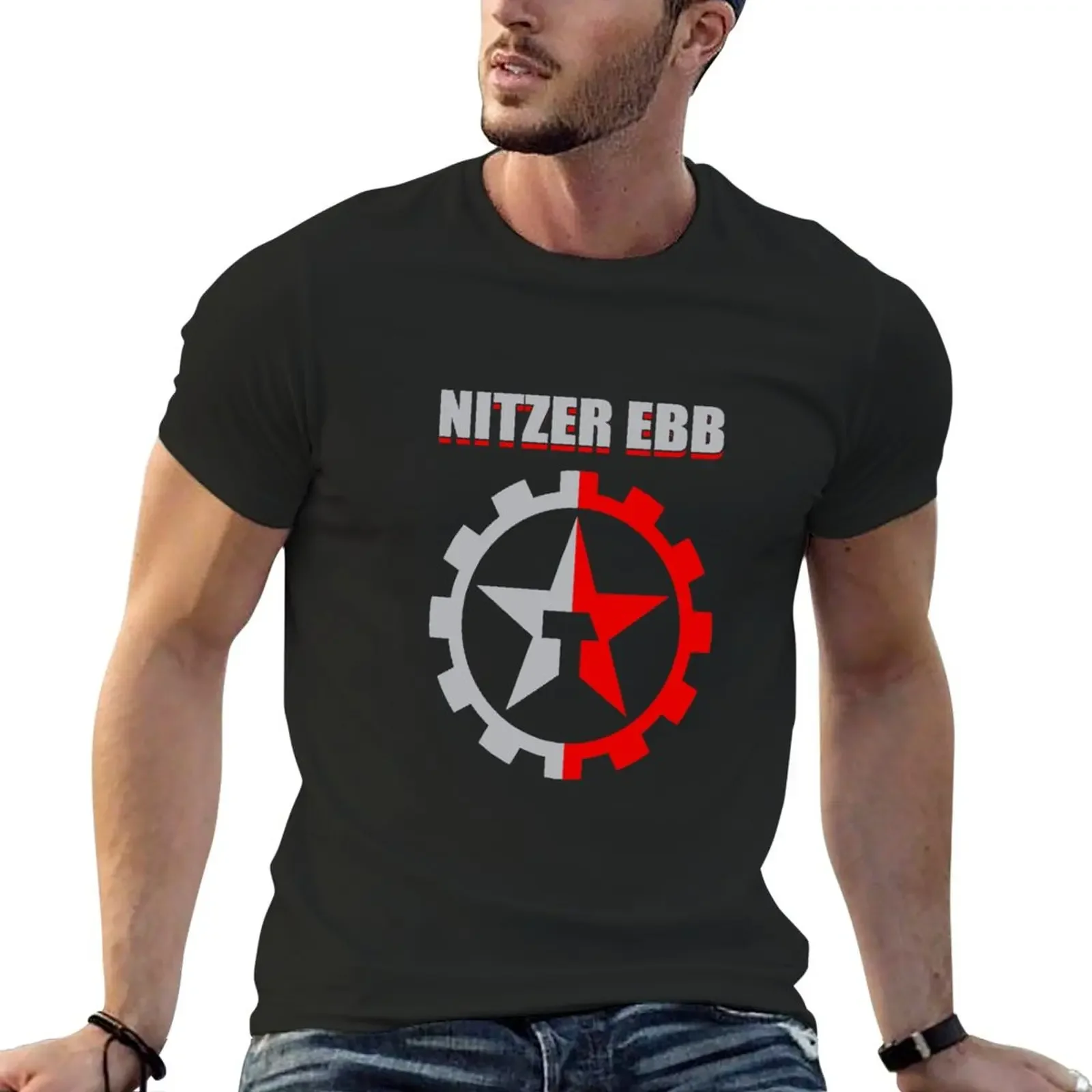 Nitzer Ebb T-Shirt boys whites heavyweights plus sizes summer clothes mens t shirts