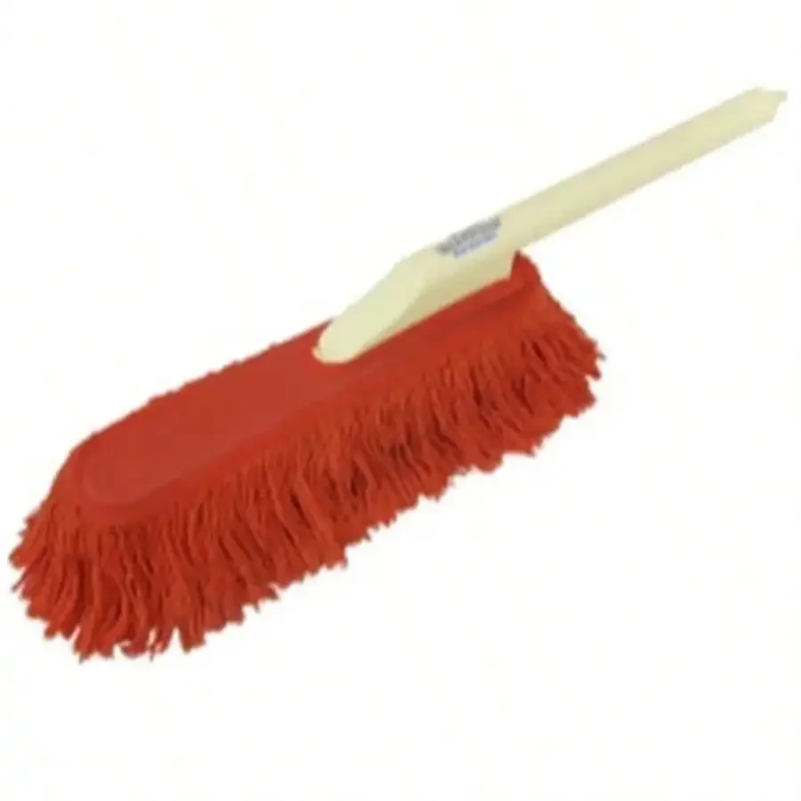 

Car Duster with Plastic Handle, Wax-Treated Cotton - Scratch-Free Auto Dusting Tool (Colors Vary)