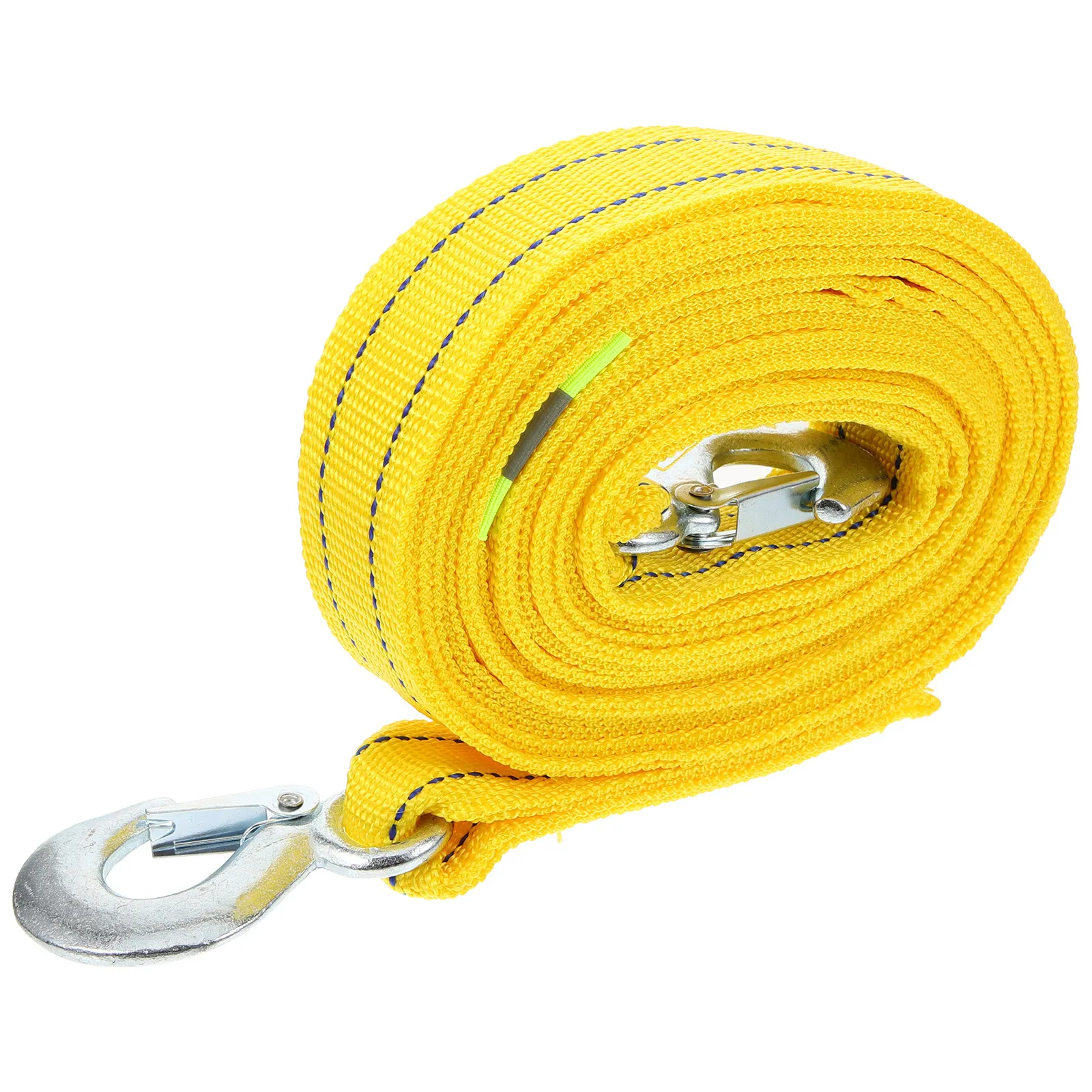5M Heavy Duty Polyester Car Trailer Rope for Suv Trucks Emergency Towing Double Strand Blank Holder High Strength Forged Iron