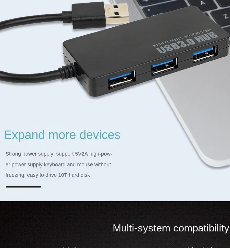 4 Ports Multi USB C Typ-c USB 3,0 HUB Splitter Expander Mehrere USB Expander Computer Zubehör für Laptop PC