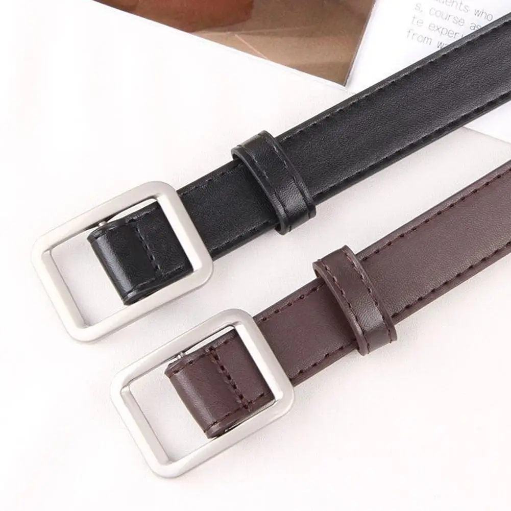 

New Women‘s Belt Genuine Leather Belts For Women Female Non-hole Strap Fancy Vintage For Jeans Dropshipping C1Z1