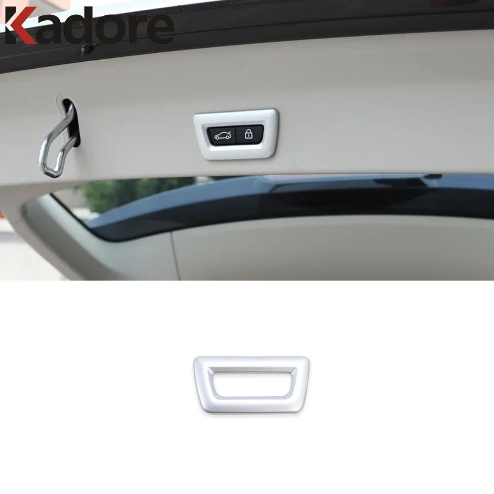 For BMW X3 SUV 2018 2019 2020 2021 2022 Rear Door Switch Trim Tail Door Button Cover Frame Accessories Car Styling