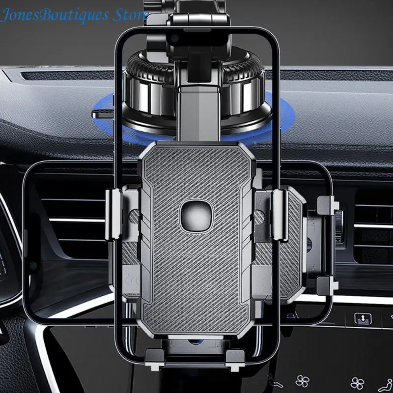 Windshield Cellphone Holder Suction Cup Phone Stand 360 Degree Rotating W8KE