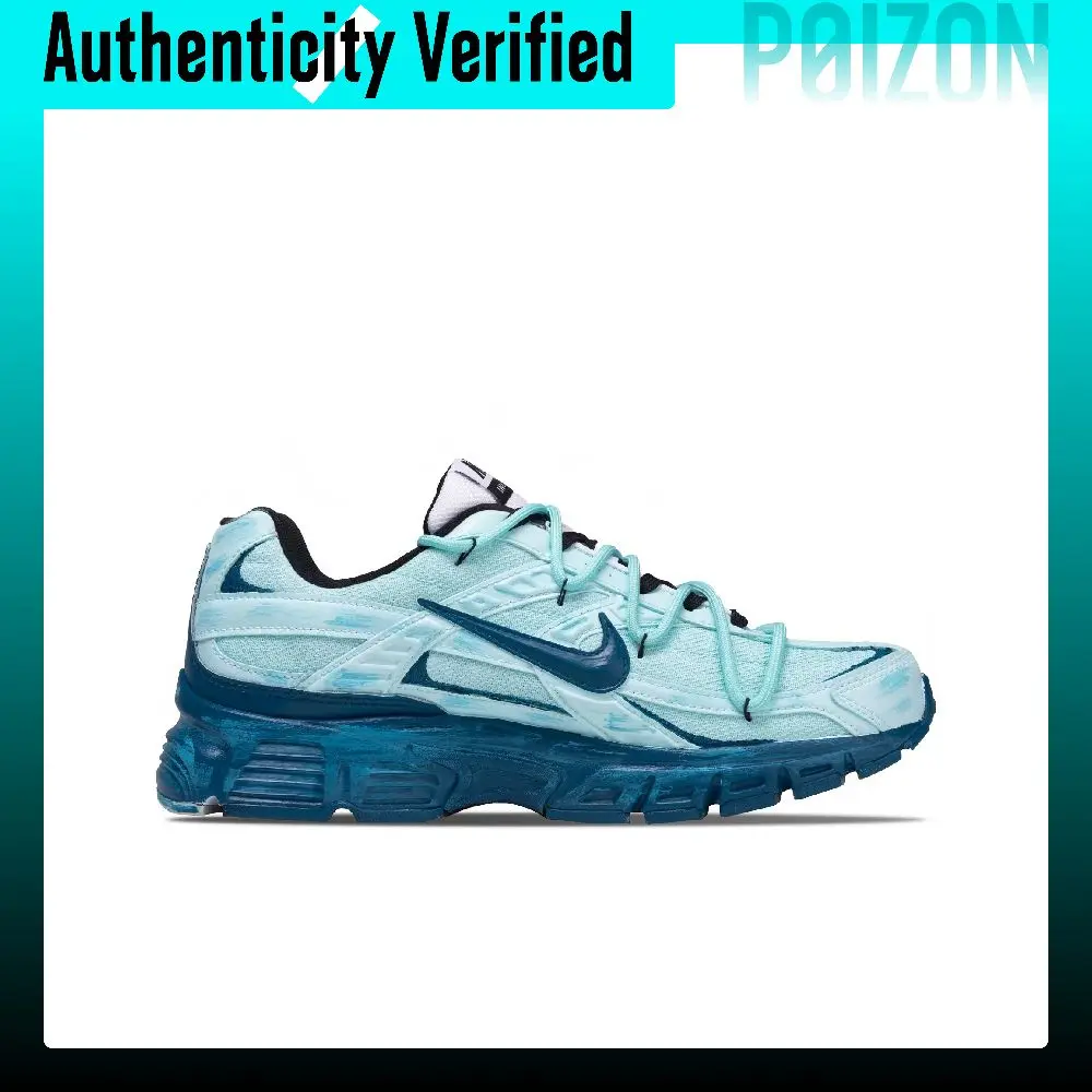 Nike Initiator Cow Split Leather Cushioning Low top Casual Running Shoes Unisex Blue 394055-100(Team1112-）