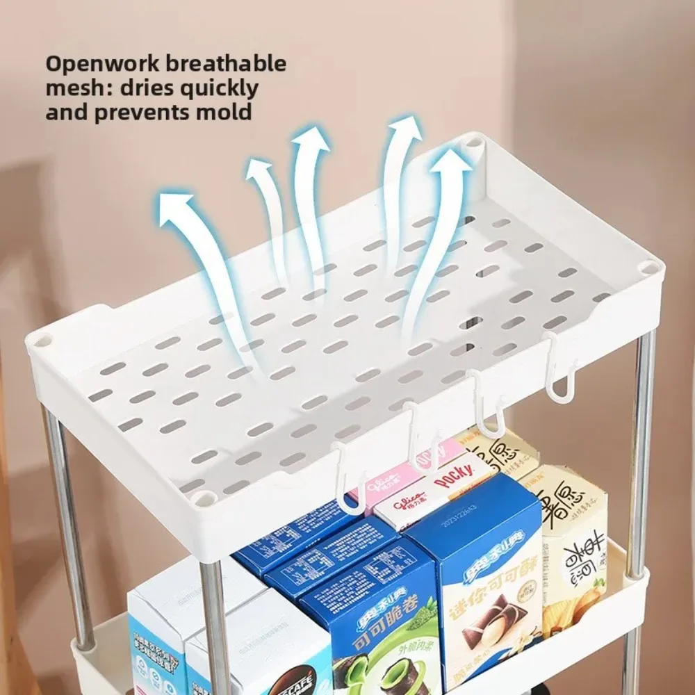 أرفف عربة، أرفف مطبخ متعددة الطبقات قائمة على الأرض، شقوق الحمام والمرحاض، أرفف تخزين غرفة المعيشة