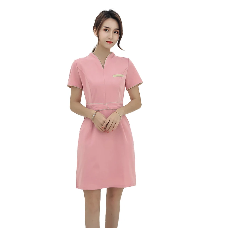 

Spa Uniforms Women Workwear Beauty Uniform Beautician Scrubs Massage Clothes Beauty Salon Tattoo Artist Salon Foot Spa Dress