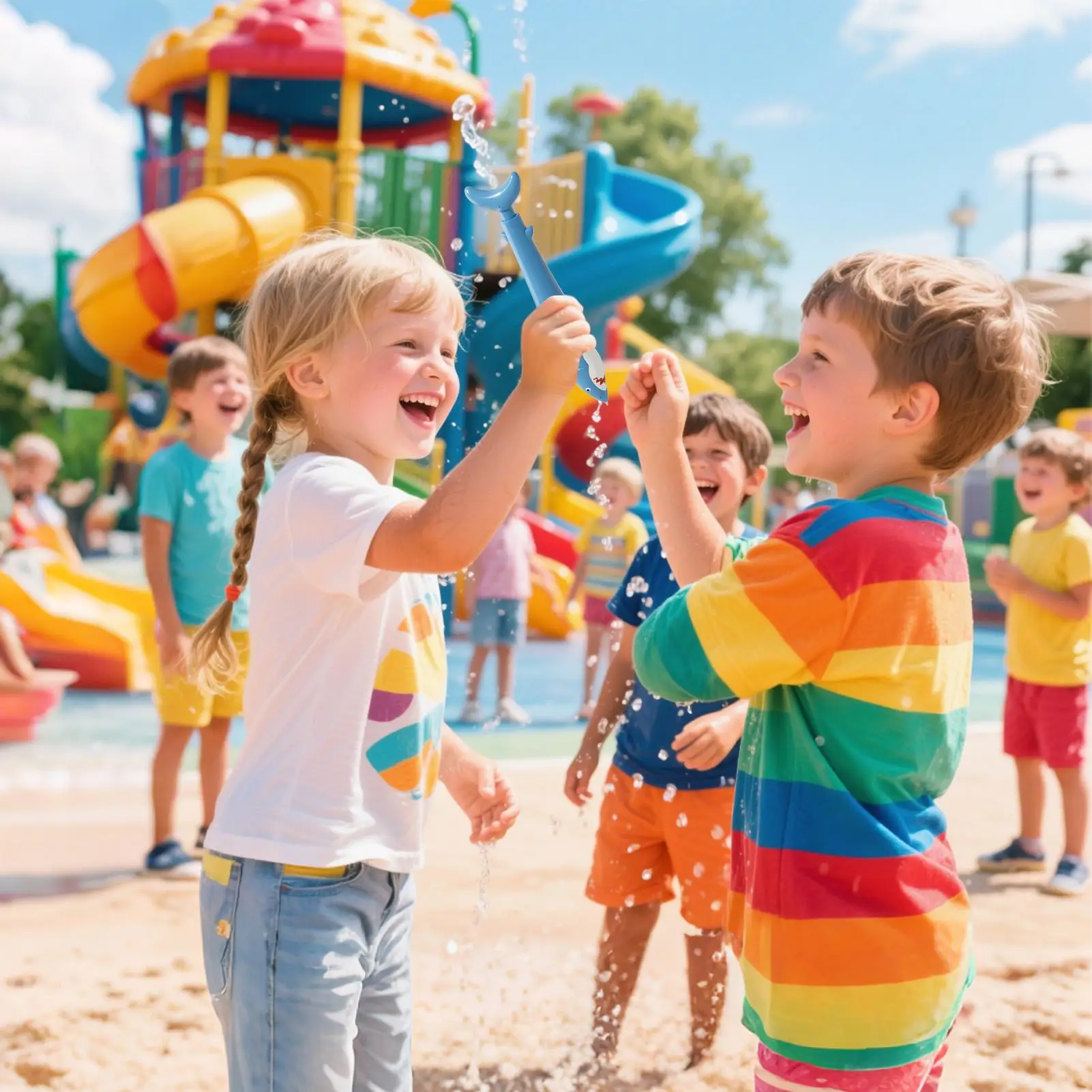 Jouets à gicler pour enfants, stylo de pulvérisation d'eau drôle, jouet en forme de requin, jeu de farces pour écolières, garçons, fête sur le lieu de travail, astuces pour adultes
