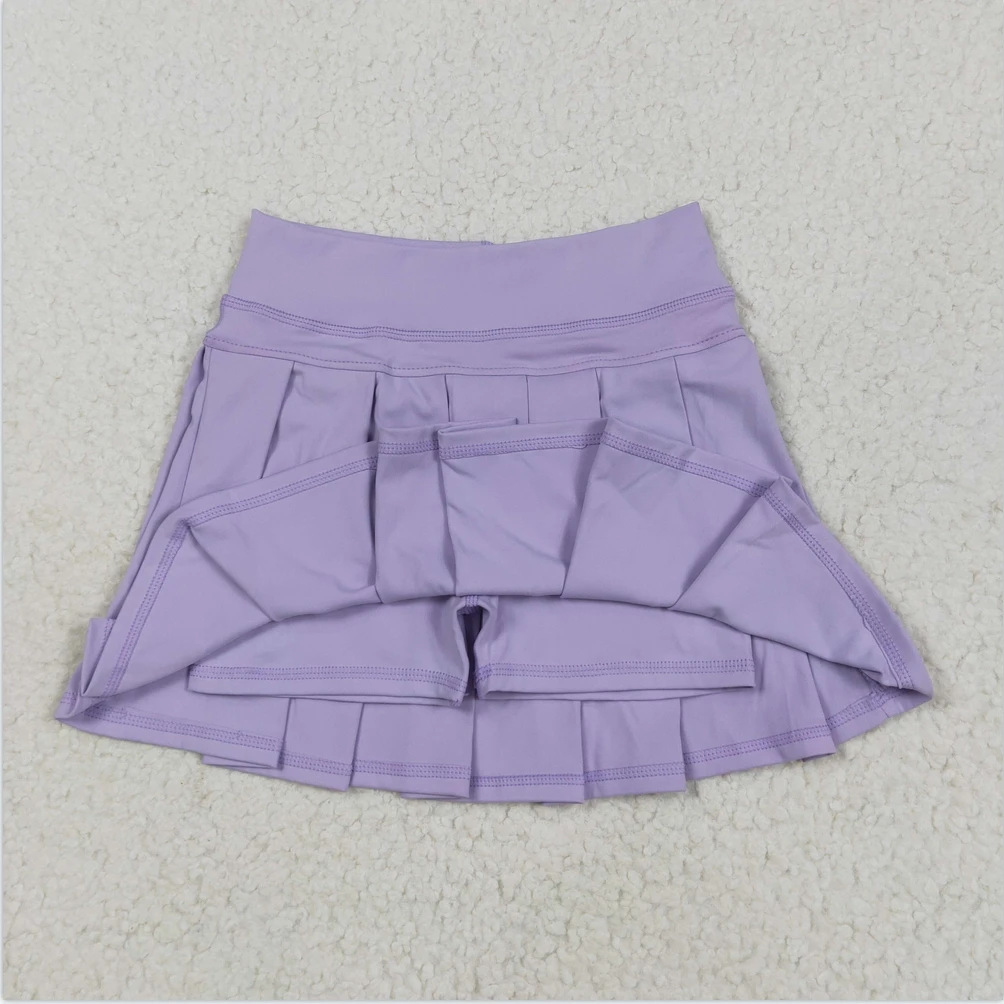 

Hot Sale Toddler Baby Girls Skirts Kids Clothes Children Clothing Sibling Purple Yoga Active Purple Short Skirts Bottoms