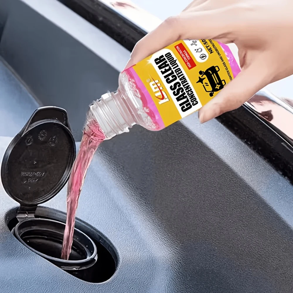 50Ml Windshield Rain Repellent Coating - Concentrated Anti-Fog Glass Treatment, Quick-Apply Waterproof Wiper Fluid, Ensures Visi