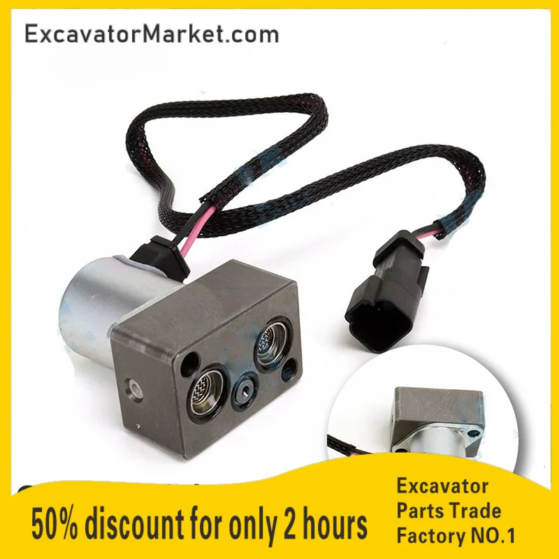 

Excavator For Komatsu PC200-8MO PC220-8MO Hydraulic Pump Solenoid Valve 702-21-62600 702-21-60700 702-21-62200