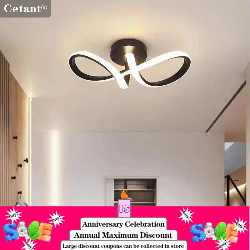 Modern LED Ceiling Light Corridor Lighting Fixture Minimalist Line Lamps Aisle Entryway Staircase Corner Indoor Decor Led Lustre