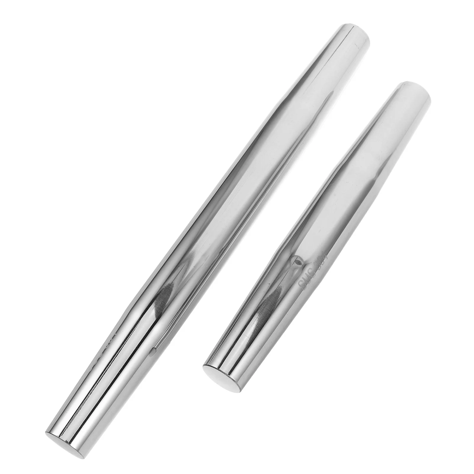 

2Pcs Stainless Steel French Rolling Pin Non Stick Dough Roller for Pizza Cookies Dumplings Fondant Kitchen Baking