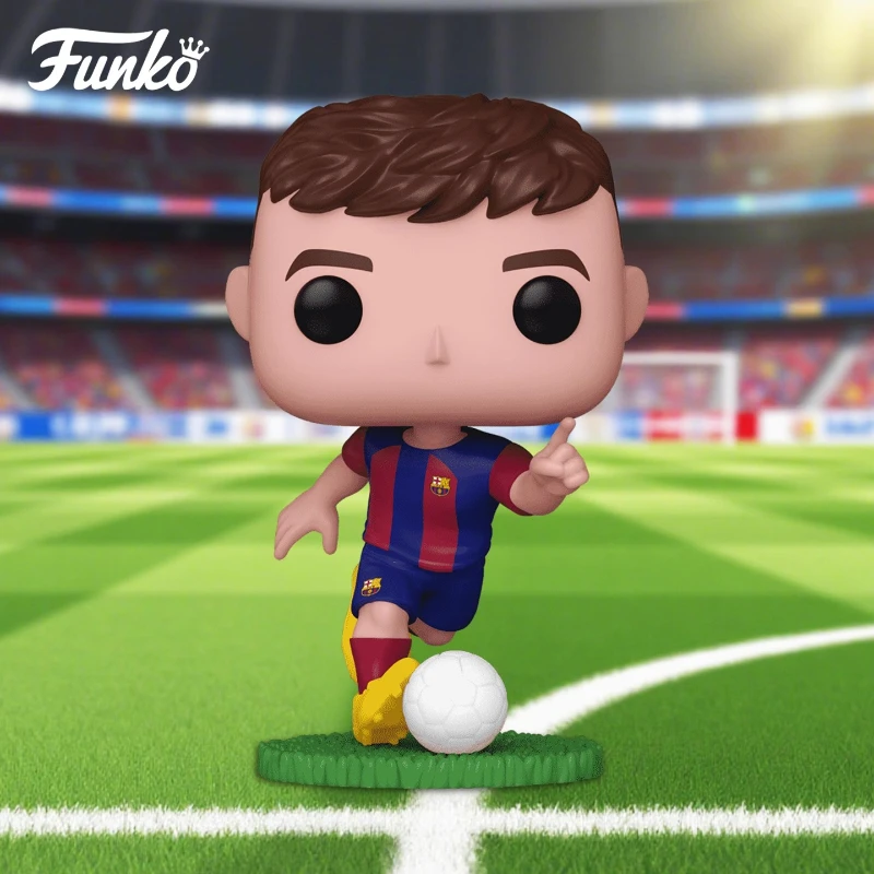 

Genuine Edition FUNKO POP《Barcelona - Pedri》Anime Action Desktop Decoration Ornament Model Toys Collectible Model