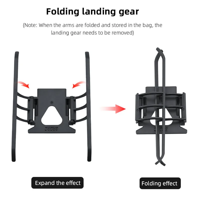 Foldable Landing Gear for Sjrc F11S Drone Height Extender Long Leg Foot Protector Stand Gimbal Guard for Sjrc F11S Accessories
