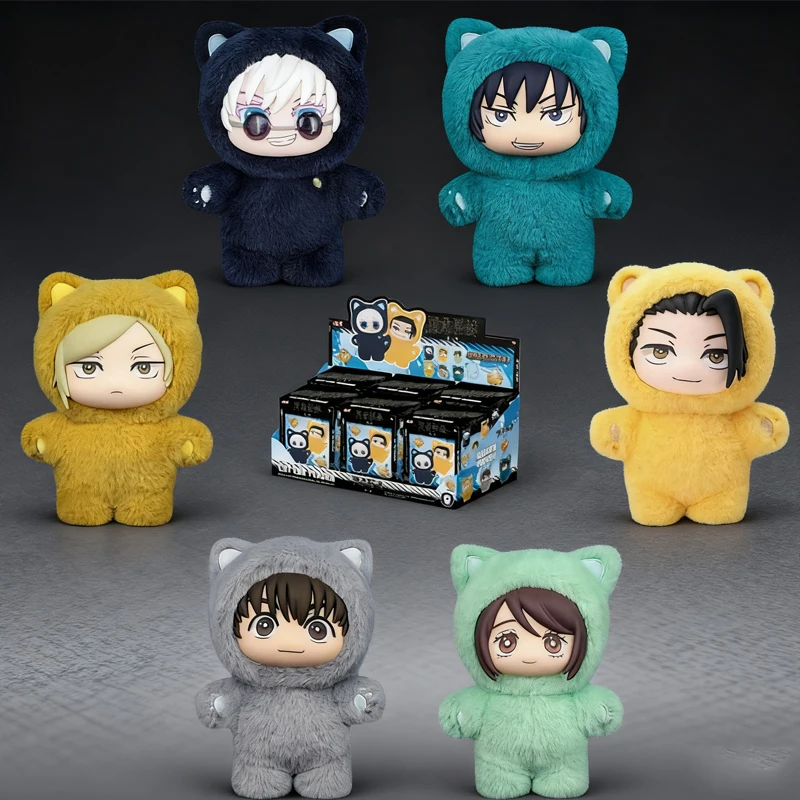 

EAK Jujutsu Kaisen Season 2 Cat Park Party Gojo Satoru Kagari Shouta слепая коробка плюшевая кукла сумка кулон модель коллекция подарок