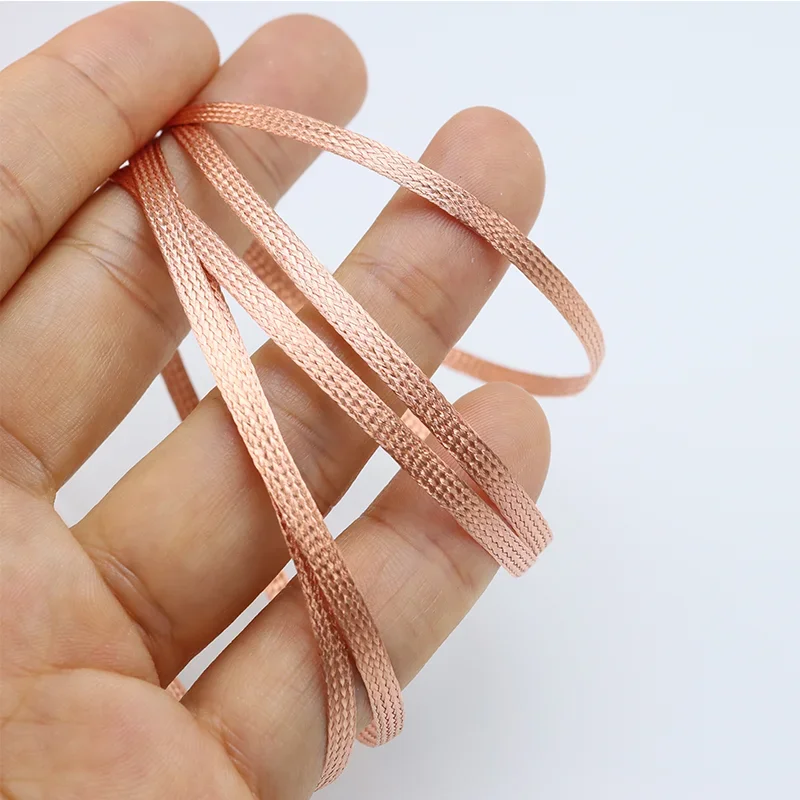 النحاس لحام الفتيل سلك لحام وعالية النقاء الصنوبري لحام لصق ل لوحة دارات مطبوعة بغا أداة إصلاح ديسولديرينغ شبكة جديلة الشريط #4