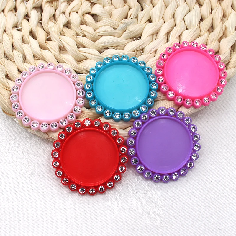 10Pcs/Lot 37MM Bottle Cap Tray Setting Key Cover Lids For Button Cabochon Base Frame Setting Decoration Accessories