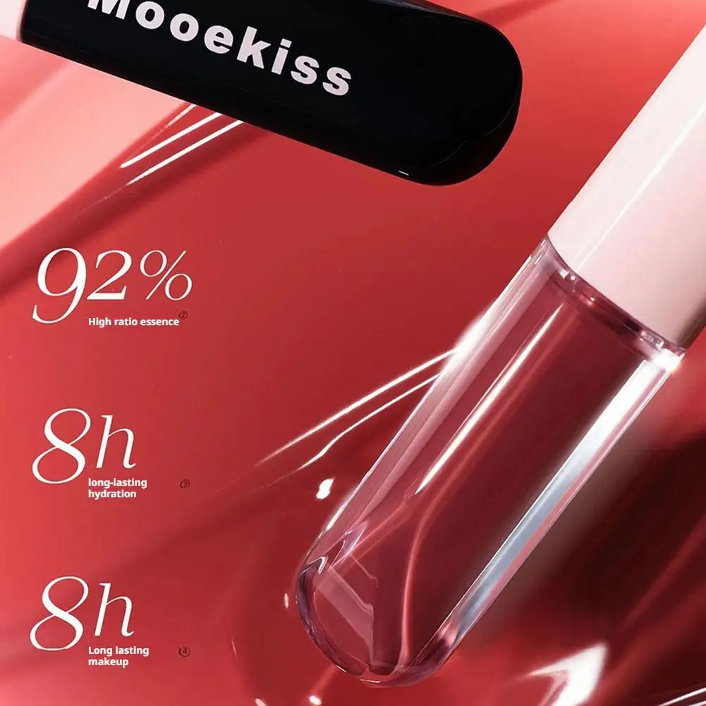 Cabeça dupla espelho água luz lábio esmalte à prova dwaterproof água brilho labial fosco veludo batom líquido duradouro sexy vermelho lábio maquiagem