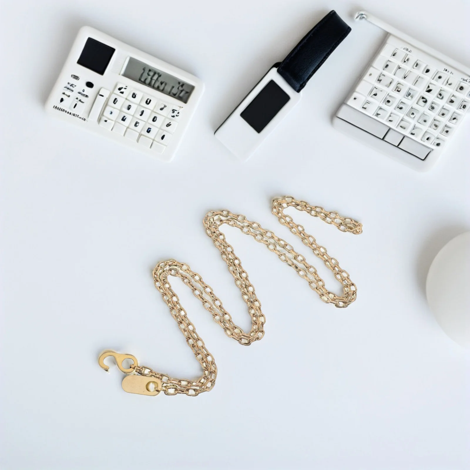 

Grandfather Clock Weight Chain Golden Heavy Duty Mechanical Repair Part For Floor Clock Replacement Hammer Hanging Chain