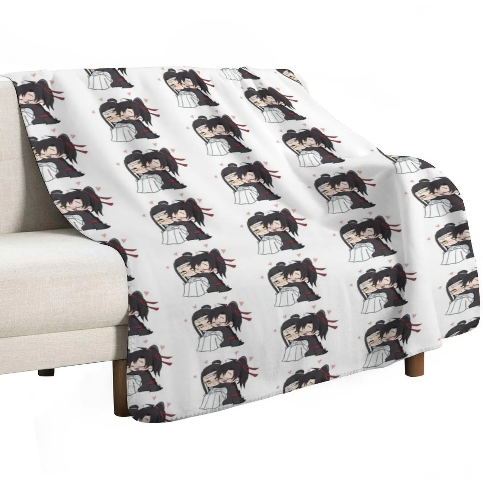 Wangxian Throw Blanket Warm Accent Blanket for Living Room Decoration