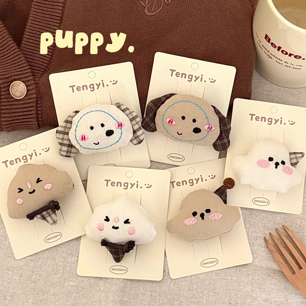 2025 الاتجاه الجديد الكرتون الكلب سحابة الآيس كريم مشبك شعر طالب لطيف بطة فاتورة كليب حفلة Kawaii إكسسوارات الشعر هدايا بالجملة #5