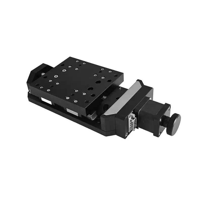 GD100(20) High-precision Electric Translation Stage Aluminum Alloy X-axis Displacement Slide Stage Linear Platform 1 Year