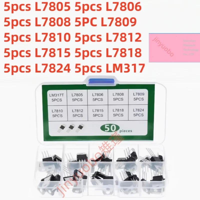 （10-50 piece）L7805 L7806 L7808 L7809 L7812 L7815 L7818 L7824 L7810 LM317 TO 220 Chipset in stock