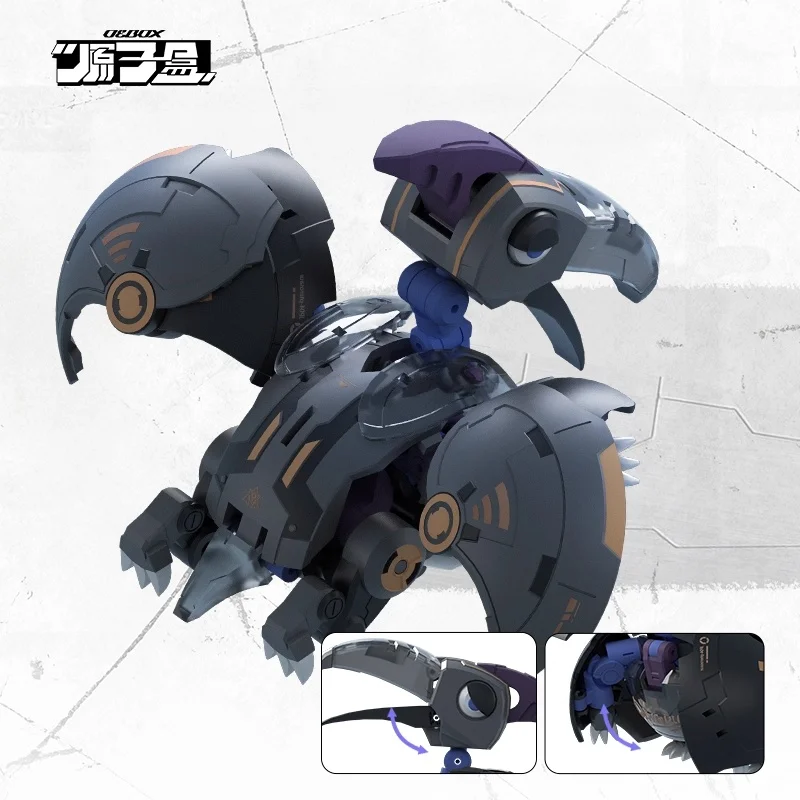 Disponibile Scatola atomica Serie di dinosauri Volare ding Trasformazione Giocattolo Piccola scala Action Figure Collezione di modelli Giocattolo Regalo