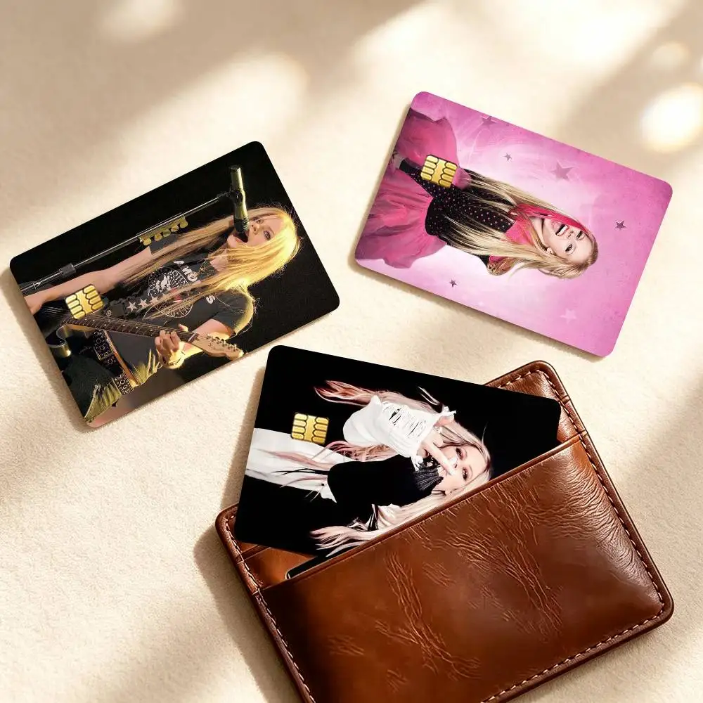 A-Avril Lavigne P-Pop Punk  Credit Card HD Stickers Small Chip Waterproof Sticker Game Card Decal Gift
