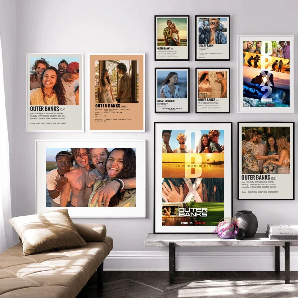 Outer Banks Season 1 TV Play Poster Prints Canvas Art Wallpaper Picture Interior Bar Painting Home Decor Gift