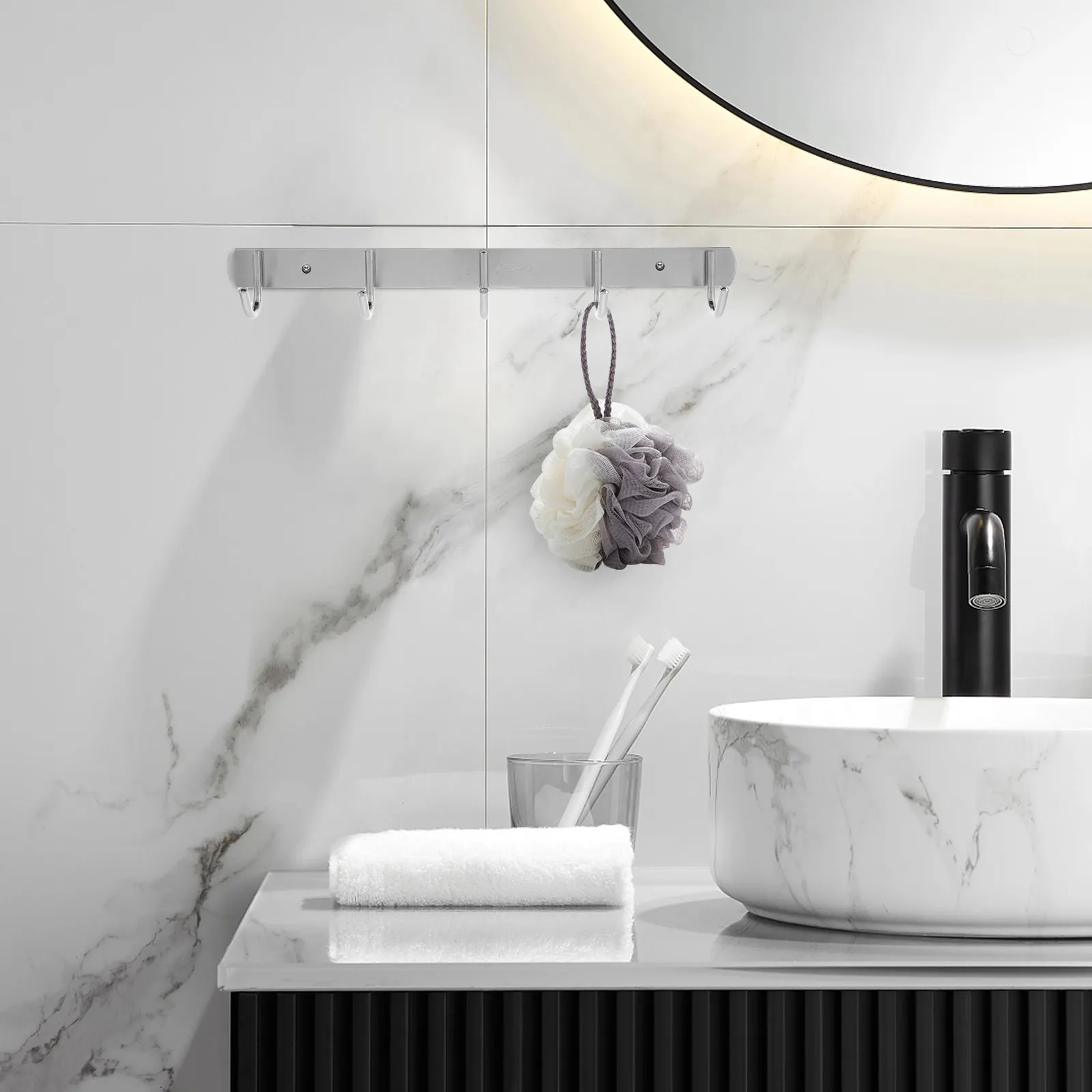 

Настенная вешалка-крючок из нержавеющей стали для ванной комнаты, сверхпрочная, для полотенец и одежды, настенные крючки для тяжелых грузов