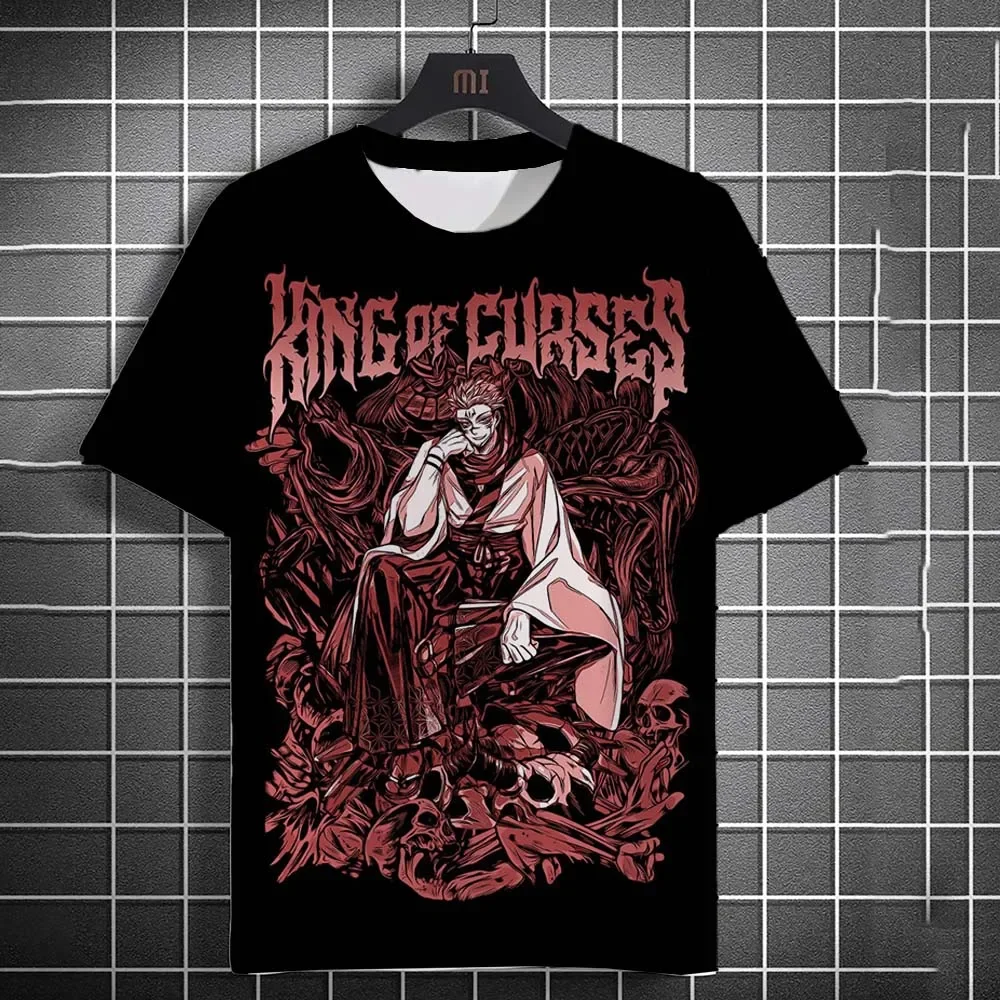 Trendy Harajuku Style Men's 3D Print T-shirt Cool Unisex Anime Pattern T Shirts Daily Casual Crew Neck Short Sleeve Tops